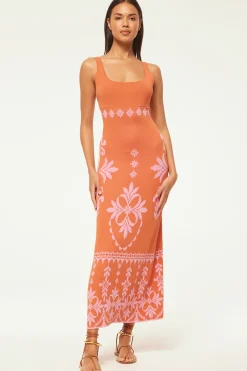 MISA Los Angeles KALIL DRESS Pinkflorasantiago Clearance