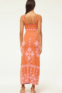 MISA Los Angeles KALIL DRESS Pinkflorasantiago Clearance