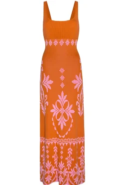 MISA Los Angeles KALIL DRESS Pinkflorasantiago Clearance