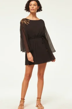 MISA Los Angeles KATANA DRESS Blackpalmd'or Fashion