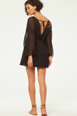 MISA Los Angeles KATANA DRESS Blackpalmd'or Fashion