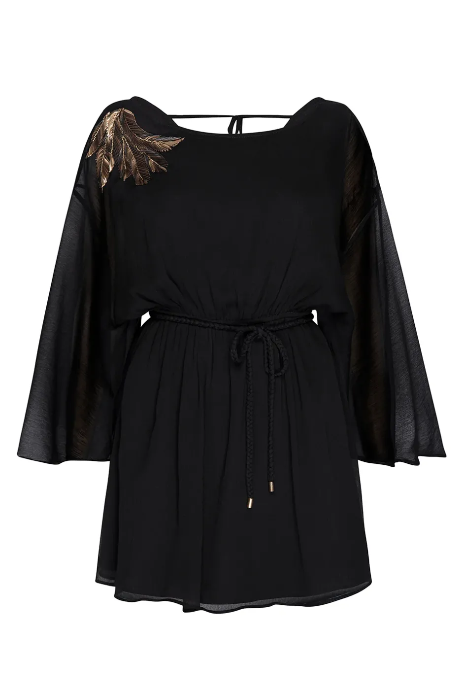 MISA Los Angeles KATANA DRESS Blackpalmd'or Fashion