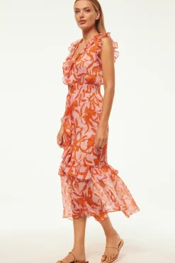 MISA Los Angeles KIDADA DRESS Atlasfloraldesertrose Best