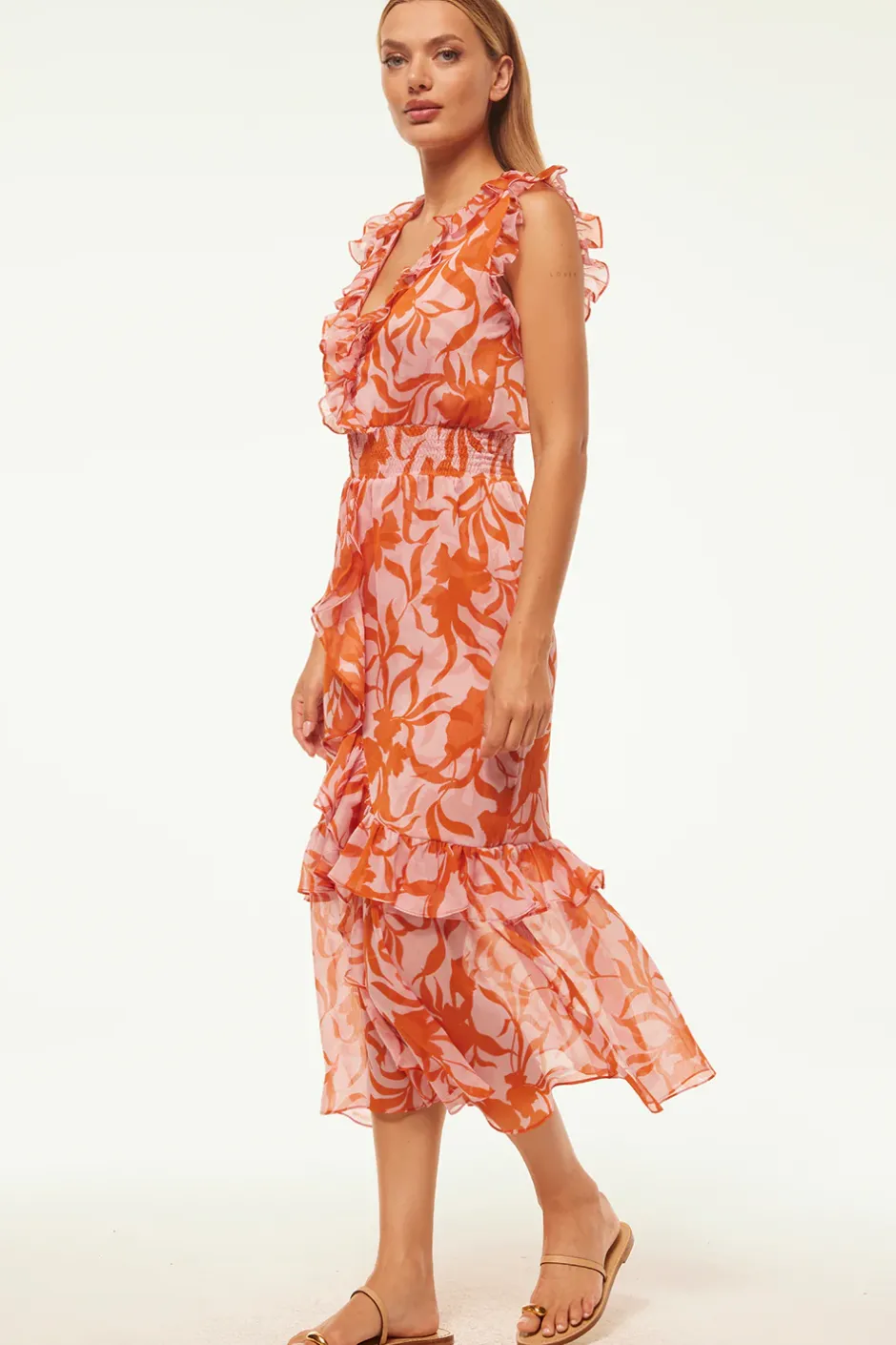 MISA Los Angeles KIDADA DRESS Atlasfloraldesertrose Best