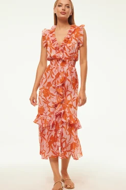 MISA Los Angeles KIDADA DRESS Atlasfloraldesertrose Best