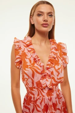 MISA Los Angeles KIDADA DRESS Atlasfloraldesertrose Best