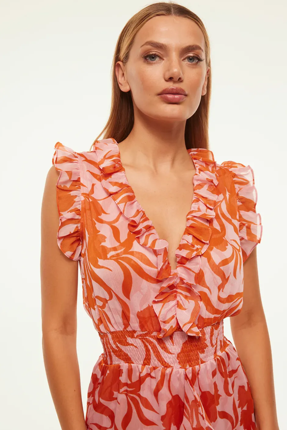 MISA Los Angeles KIDADA DRESS Atlasfloraldesertrose Best