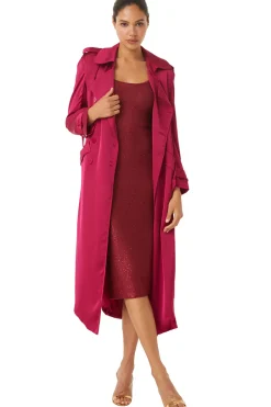 MISA Los Angeles KIKI TRENCH Fuchsiasatin Online