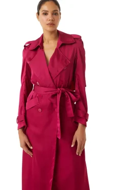 MISA Los Angeles KIKI TRENCH Fuchsiasatin Online