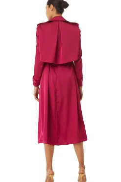 MISA Los Angeles KIKI TRENCH Fuchsiasatin Online