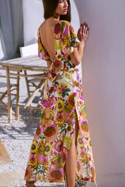 MISA Los Angeles LALITA DRESS Floralcorsicamulti Outlet