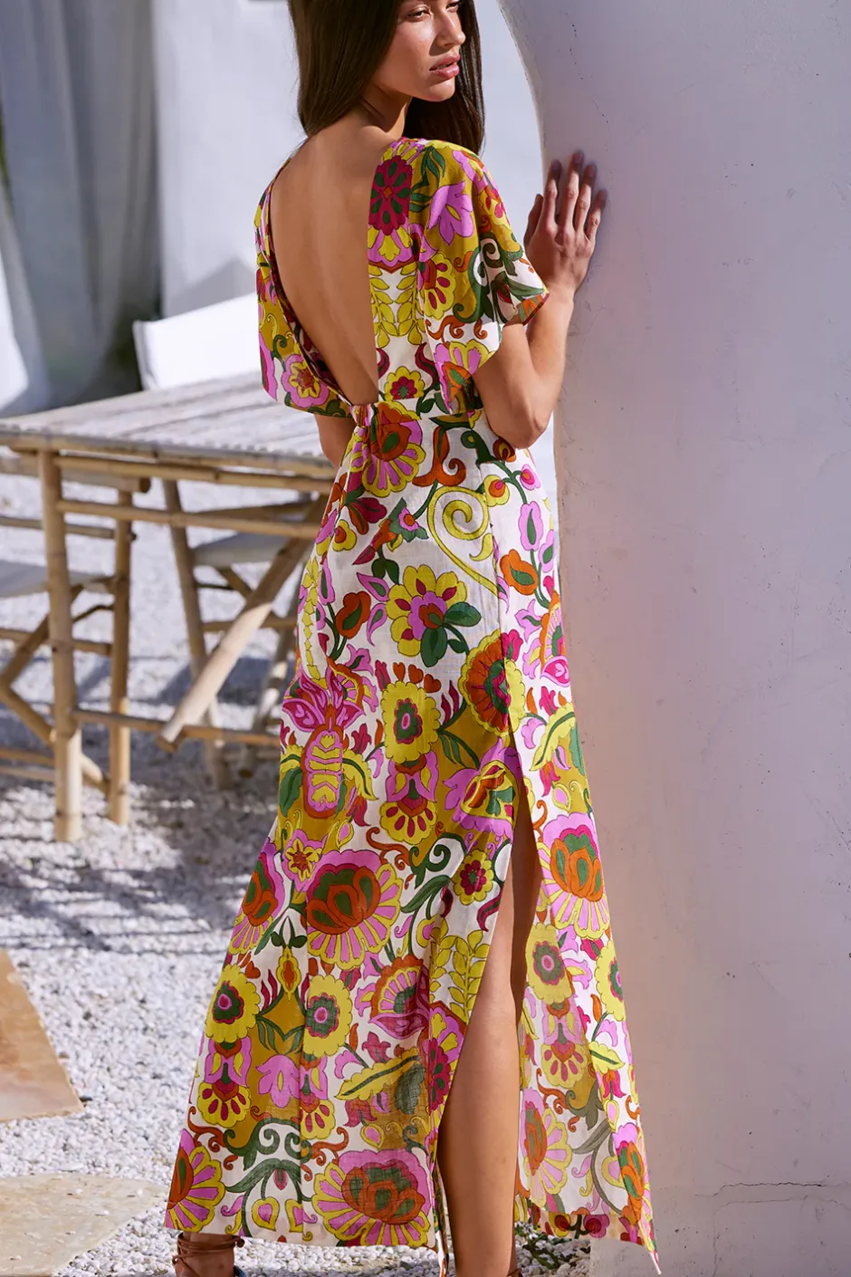 MISA Los Angeles LALITA DRESS Floralcorsicamulti Outlet