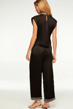 MISA Los Angeles LEIA PANT Blacksatin Online