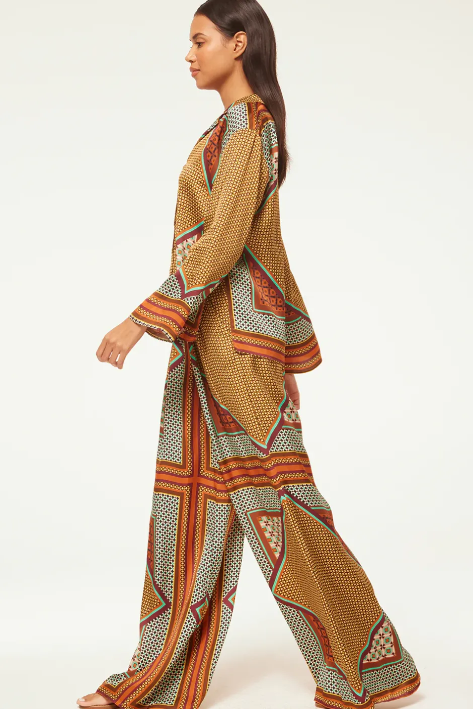 MISA Los Angeles LEMOR PANT Positanoscarf Hot