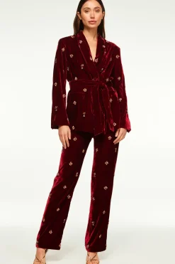 MISA Los Angeles LENA BLAZER Garnetvelvet New
