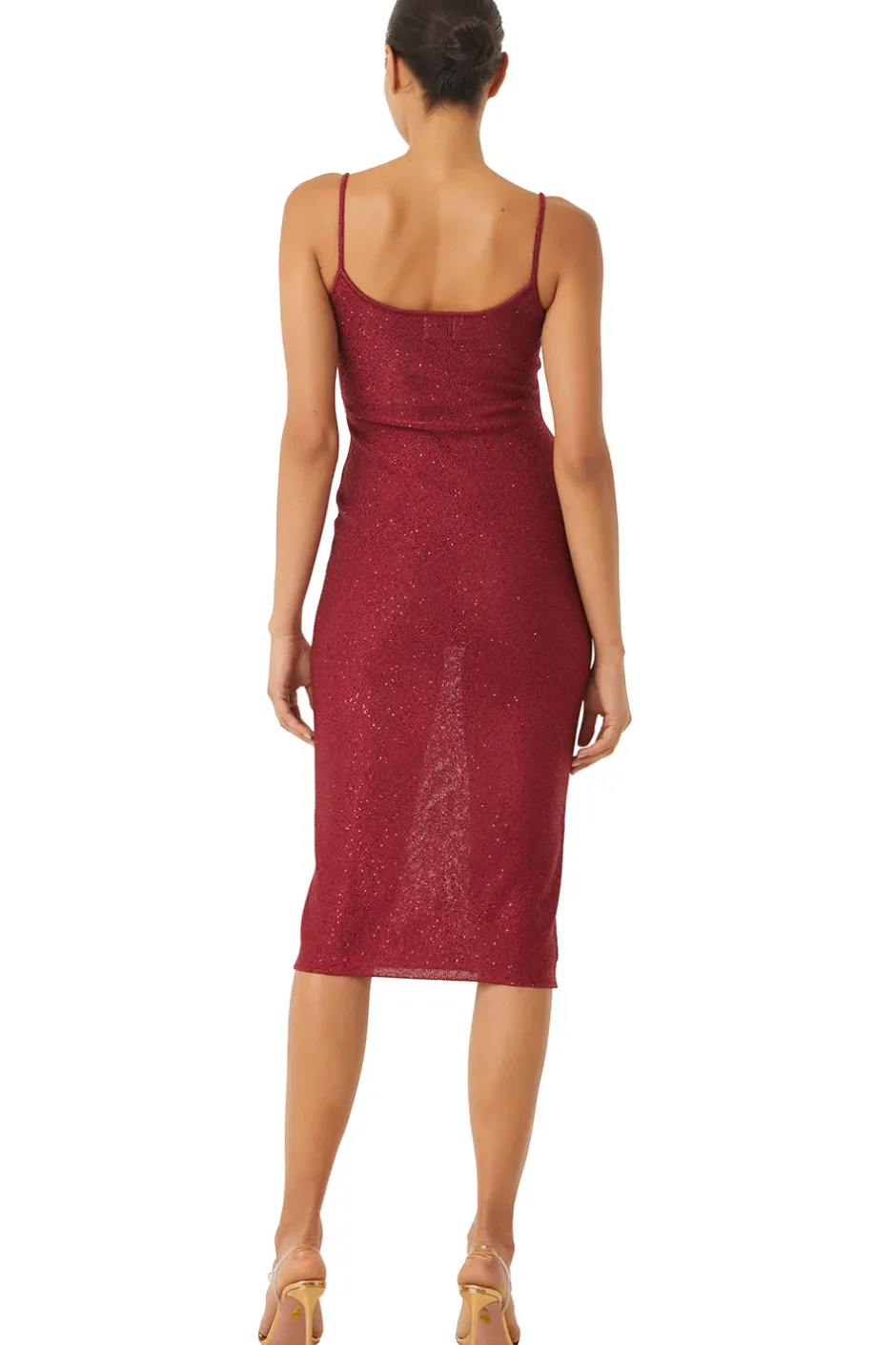 MISA Los Angeles LISETTE DRESS Lipstickred Sale