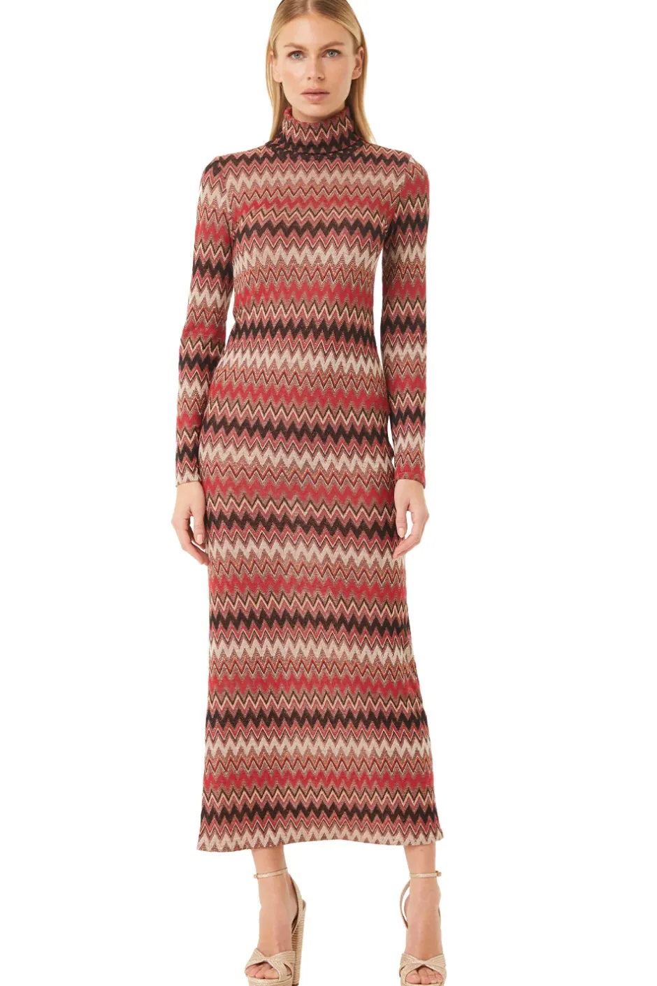MISA Los Angeles LIV DRESS Winterchevron Fashion