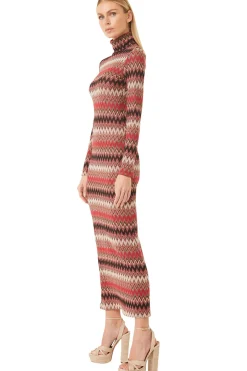 MISA Los Angeles LIV DRESS Winterchevron Fashion
