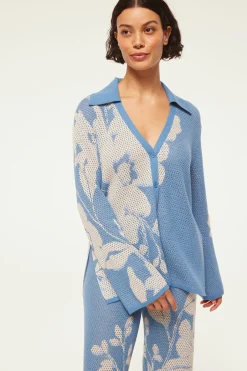 MISA Los Angeles LORCA TOP Bluehibiscusflora Discount