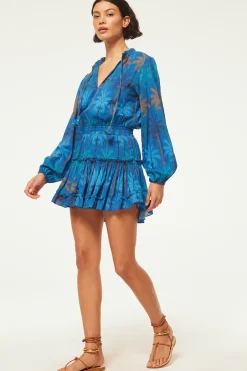 MISA Los Angeles LORENA DRESS Cobaltpalms New