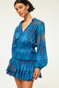 MISA Los Angeles LORENA DRESS Cobaltpalms New