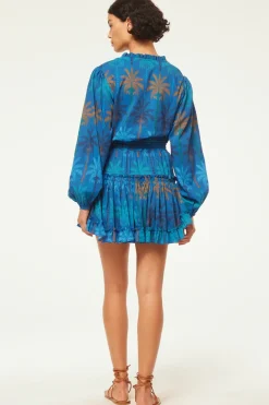 MISA Los Angeles LORENA DRESS Cobaltpalms New