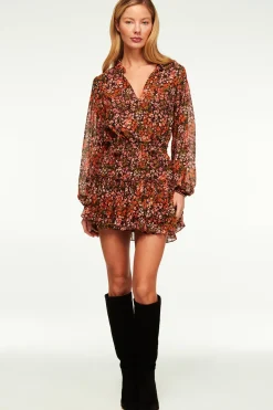 MISA Los Angeles LORENA DRESS Autumnflora Outlet