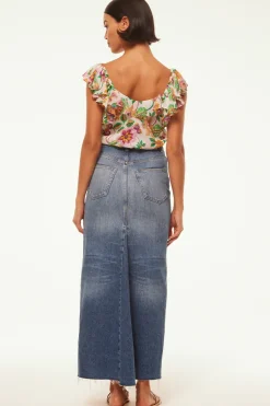 MISA Los Angeles LUCA TOP Floraexoticachiffon Discount