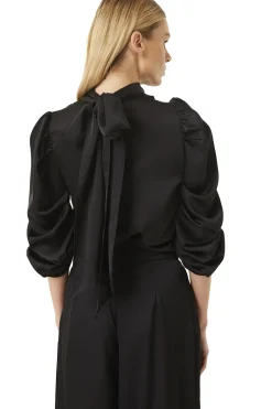 MISA Los Angeles LUELLA TOP Blacksatin Best