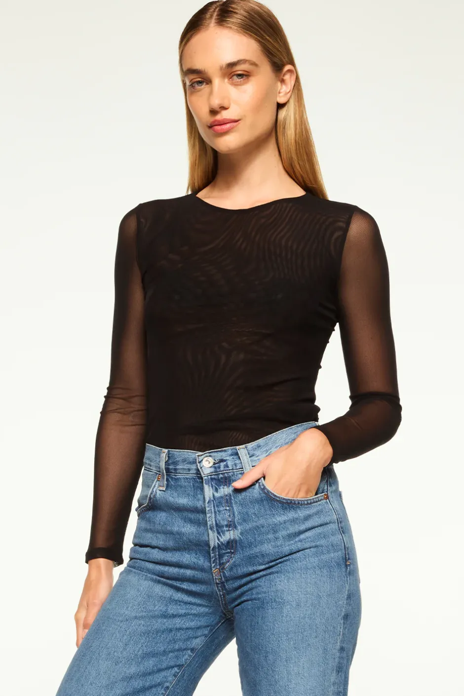 MISA Los Angeles LULA TOP Black New