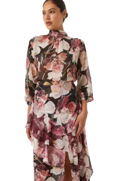 MISA Los Angeles LULU TOP Floratropicalblack Best