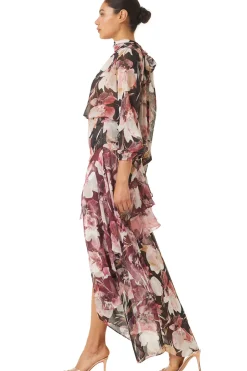 MISA Los Angeles LULU TOP Floratropicalblack Best