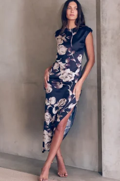 MISA Los Angeles LYDIA DRESS Fadedrosesatin Discount