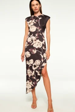 MISA Los Angeles LYDIA DRESS Fadedrosesatin Discount