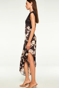 MISA Los Angeles LYDIA DRESS Fadedrosesatin Discount