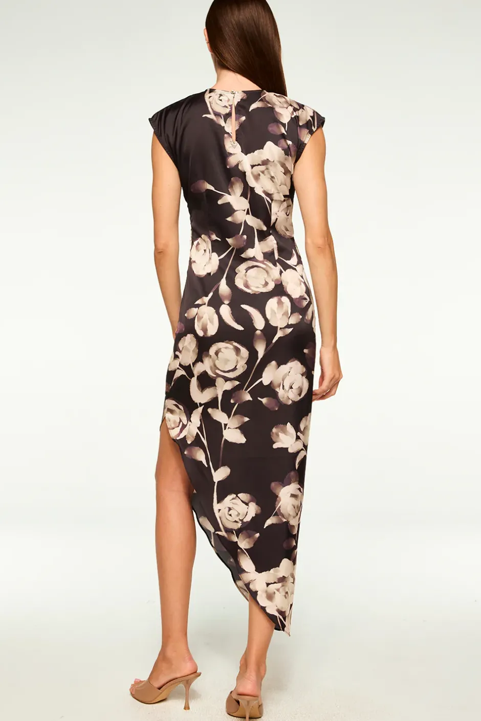 MISA Los Angeles LYDIA DRESS Fadedrosesatin Discount