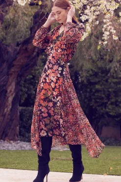 MISA Los Angeles MARAL SKIRT Autumnfloramix Outlet