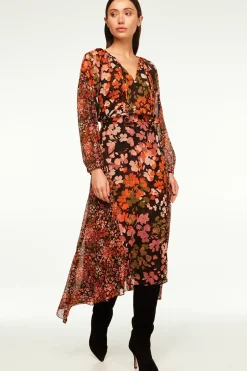 MISA Los Angeles MARAL SKIRT Autumnfloramix Outlet