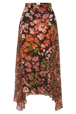 MISA Los Angeles MARAL SKIRT Autumnfloramix Outlet