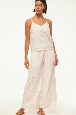 MISA Los Angeles MARCELA TOP Whiteeyelet Fashion