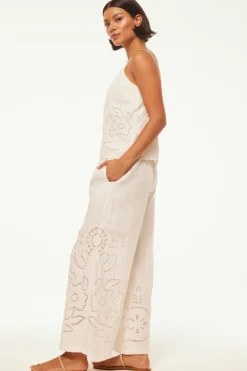 MISA Los Angeles MARCELA TOP Whiteeyelet Fashion