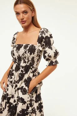 MISA Los Angeles MARGARITA DRESS Floranegra Discount