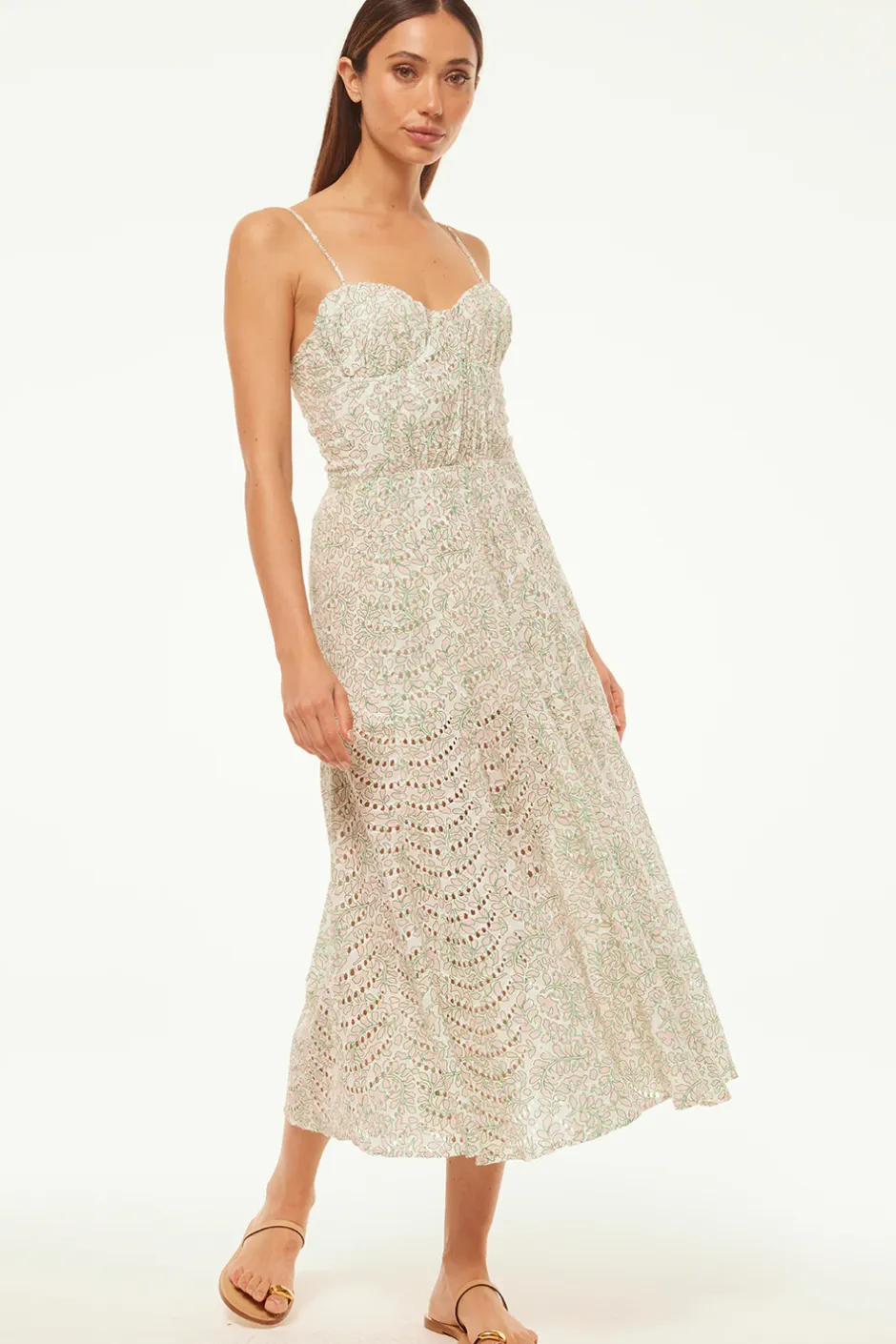 MISA Los Angeles MARINA DRESS Dewdropeyelet Fashion