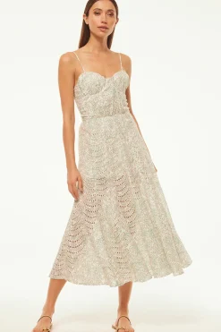 MISA Los Angeles MARINA DRESS Dewdropeyelet Fashion