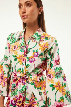 MISA Los Angeles MARTINA DRESS Floraexoticapoplin Discount