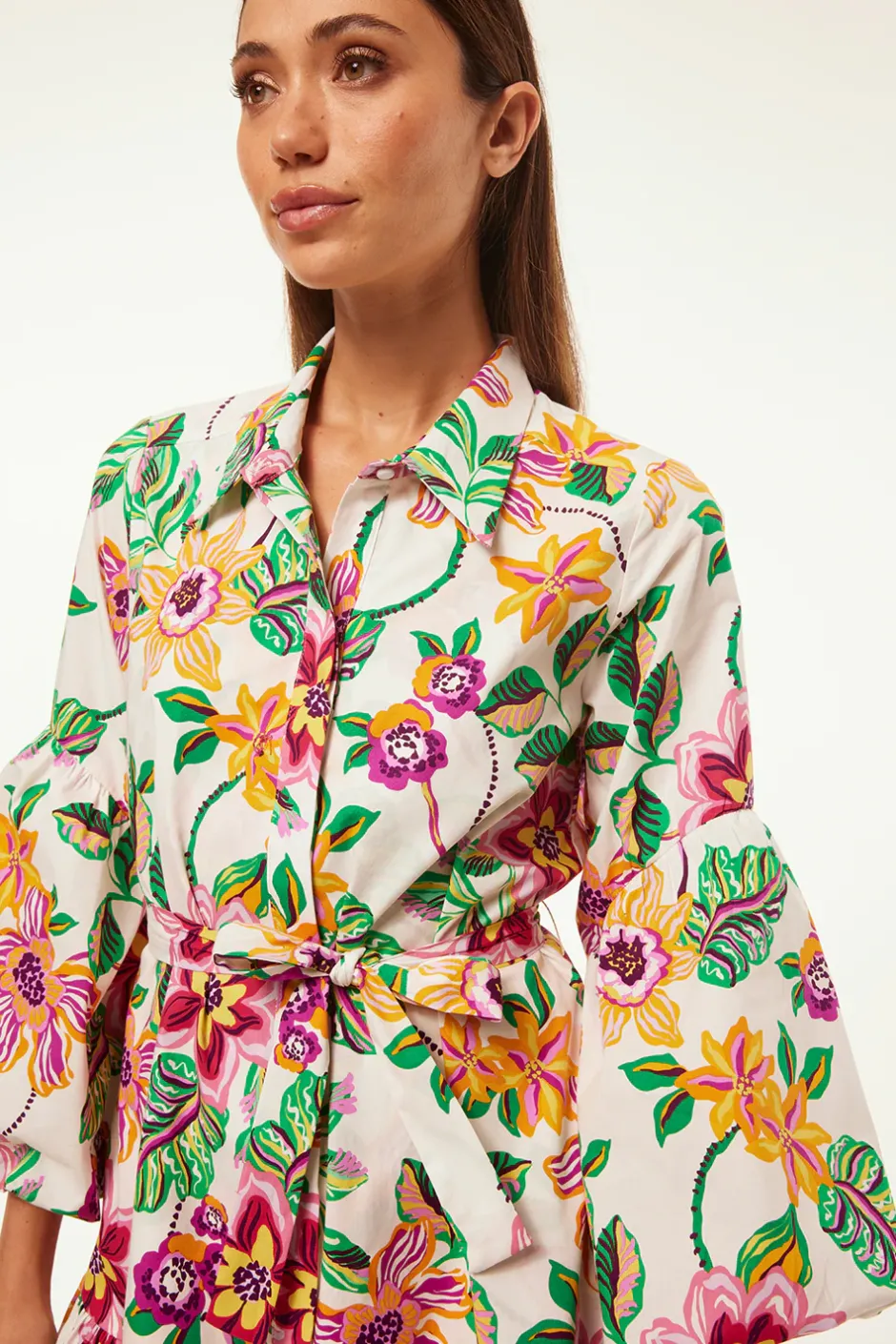 MISA Los Angeles MARTINA DRESS Floraexoticapoplin Discount