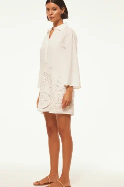 MISA Los Angeles MATIAS DRESS Whiteeyelet Hot