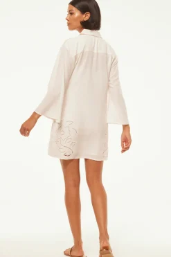 MISA Los Angeles MATIAS DRESS Whiteeyelet Hot