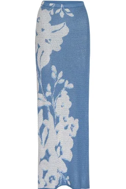 MISA Los Angeles MATTI DRESS Bluehibiscusflora Discount