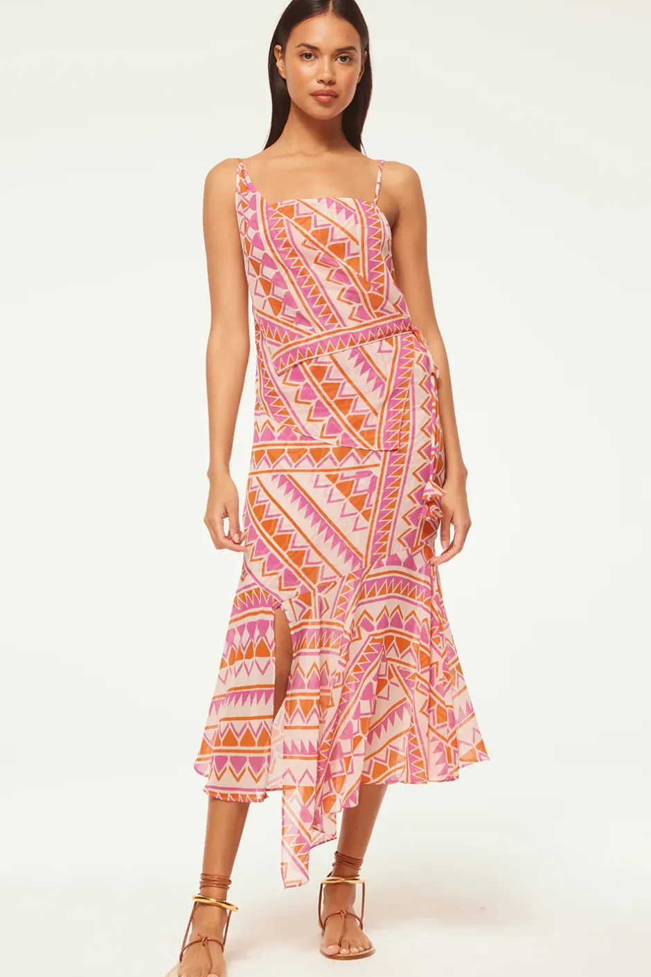 MISA Los Angeles MAYE DRESS Aperolgeo Fashion